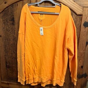 Aerie Vibrant Orange Pullover